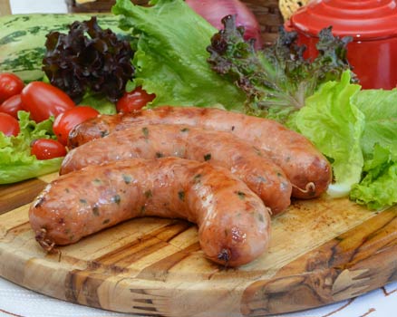 Linguiça cuiabana assada da Casa de Carnes Espanha